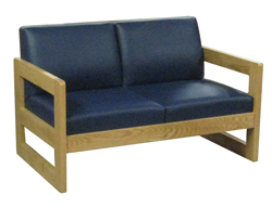 Delaware Sled Base Settee